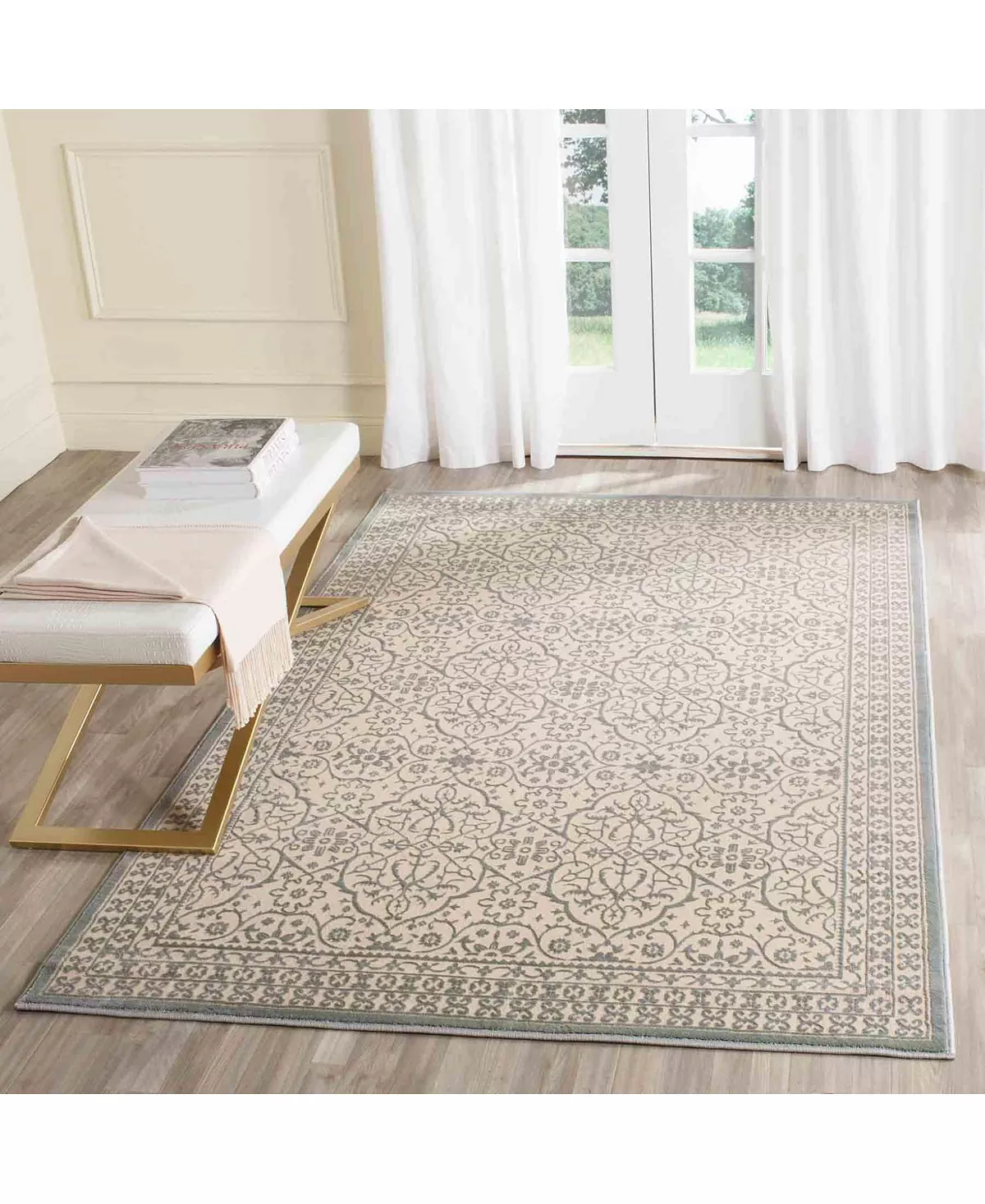 Safavieh Brilliance Cream And Sage 5'1 X 7'6 Area Rug 5 Safavieh Brilliance Cream And Sage 5'1 X 7'6 Area Rug - Image 3