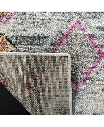 Safavieh Adirondack Light Gray And Red 5'1 X 7'6 Area Rug 4 Safavieh Adirondack Light Gray And Red 5'1 X 7'6 Area Rug - Image 2