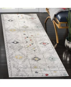 Safavieh Adirondack Light Grey And Aqua 2'6 X 8' Runner Area Rug -Chic Home Store 12026637 fpx