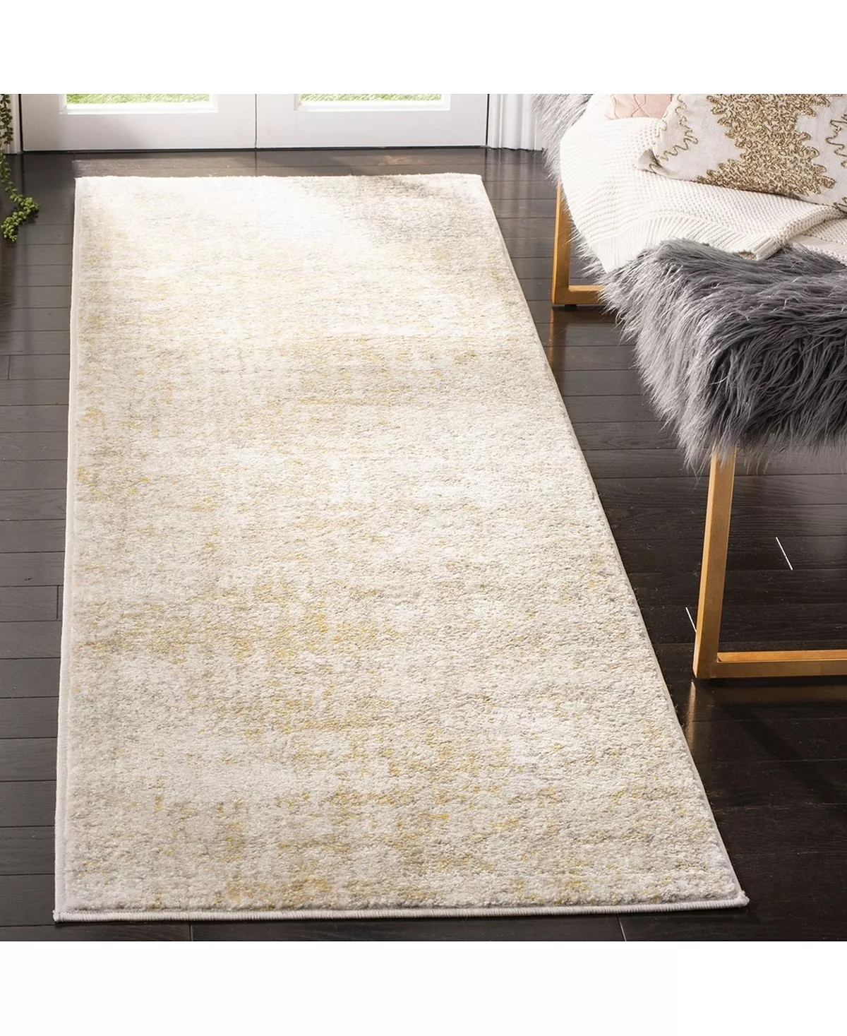 Safavieh Adirondack Creme And Gold 2'6 X 8' Runner Area Rug 4 Safavieh Adirondack Creme And Gold 2'6 X 8' Runner Area Rug - Image 2