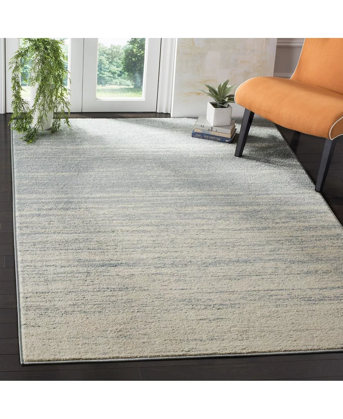 Safavieh Adirondack Slate And Cream 5'1 X 7'6 Area Rug 6 Safavieh Adirondack Slate And Cream 5'1 X 7'6 Area Rug - Image 4