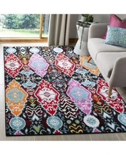 Safavieh Cherokee Black And Red 5'1 X 7'6 Area Rug 17 Safavieh Cherokee Black And Red 5'1 X 7'6 Area Rug -Chic Home Store 12027065 fpx