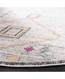 Safavieh Adirondack Light Gray And Red 6' X 6' Sisal Weave Round Area Rug -Chic Home Store 12028794 fpx