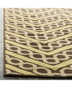 Safavieh Hampton Brown And Ivory 6'7 X 9'6 Area Rug -Chic Home Store 12029121 fpx