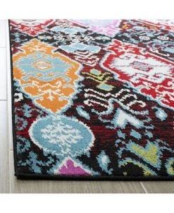 Safavieh Cherokee Black And Red 5'1 X 7'6 Area Rug 12 Safavieh Cherokee Black And Red 5'1 X 7'6 Area Rug -Chic Home Store 12030165 fpx