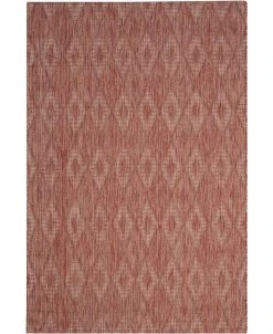 Safavieh Courtyard Red 5'3 X 7'7 Area Rug