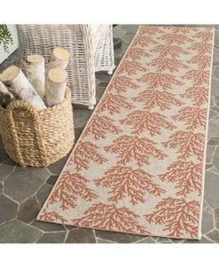 Safavieh Courtyard Beige And Terracotta 2'3 X 8' Sisal Weave Runner Area Rug -Chic Home Store 12218043 fpx