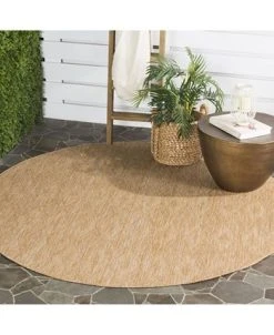 Safavieh Courtyard Natural 6'7 X 6'7 Round Area Rug -Chic Home Store 12218232 fpx