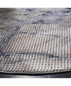 Safavieh Meadow Navy And Ivory 6'7 X 6'7 Round Area Rug -Chic Home Store 12220294 fpx