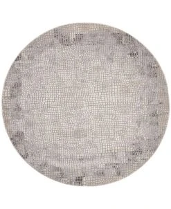 Safavieh Meadow Taupe And Gray 6'7 X 6'7 Round Area Rug