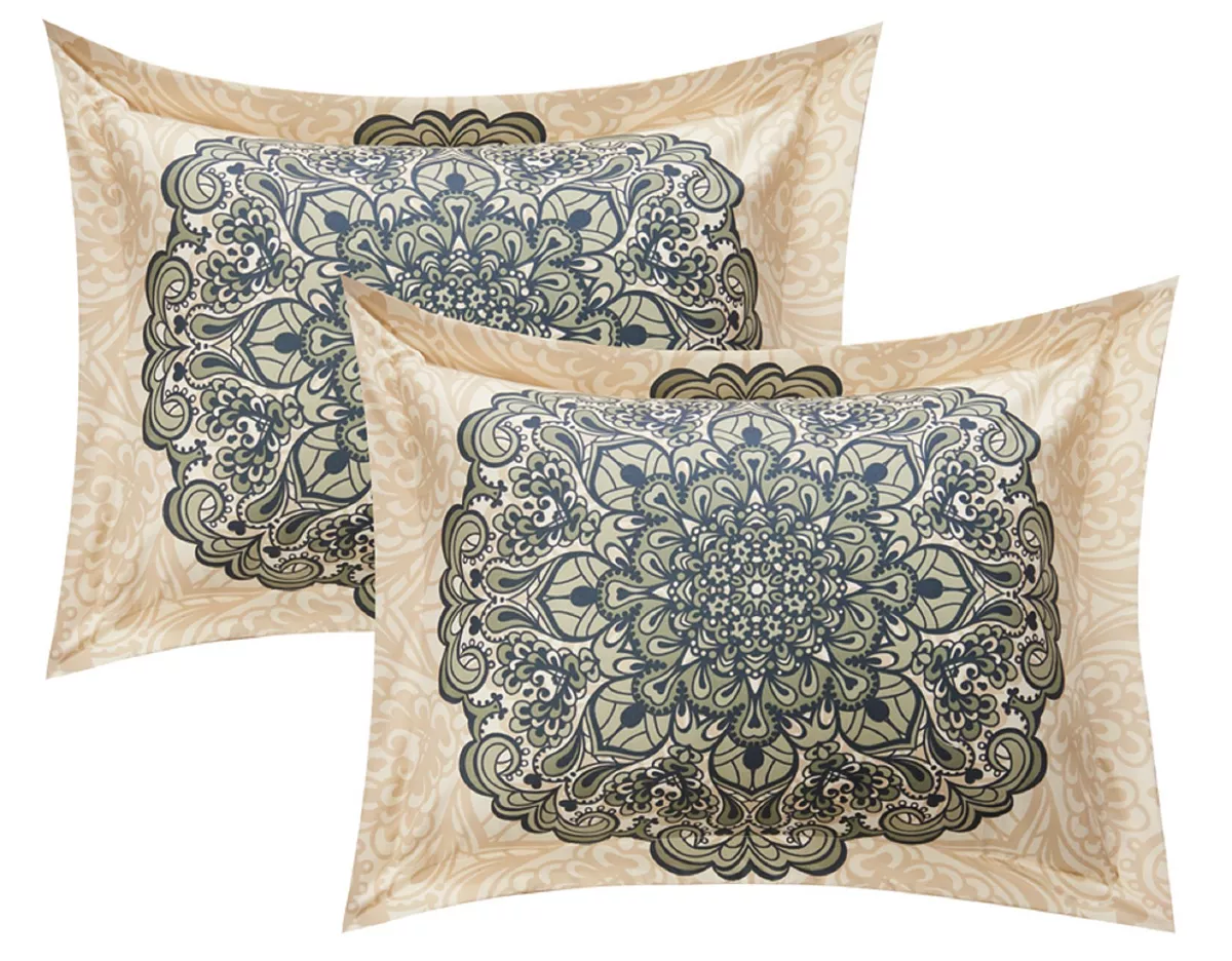 Chic Home Mindy 6 Piece Twin Bed In A Bag Duvet Set 8 Chic Home Mindy 6 Piece Twin Bed In A Bag Duvet Set - Image 6