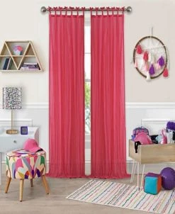 Elrene Greta 50 X 95 Crushed Sheer Curtain Panel -Chic Home Store 12241058 fpx 1