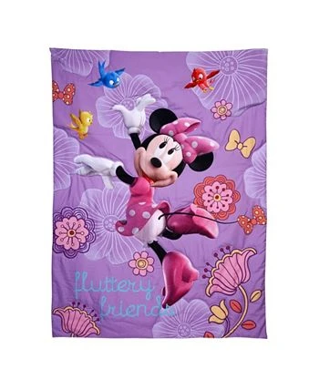 Disney Minnie Mouse Fluttery Friends 4 Piece Toddler Bed Set 4 Disney Minnie Mouse Fluttery Friends 4 Piece Toddler Bed Set - Image 2