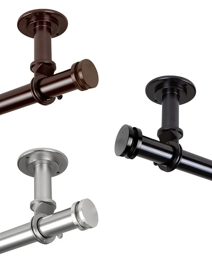 Rod Desyne Bun 1 Ceiling Curtain Rod/Room Divider 160-240 3 Rod Desyne Bun 1 Ceiling Curtain Rod/Room Divider 160-240