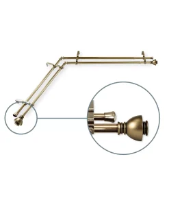 Rod Desyne Alma 13/16 Corner Window Double Curtain Rod 66-120 10 Rod Desyne Alma 13/16 Corner Window Double Curtain Rod 66-120 -Chic Home Store 12653299 fpx