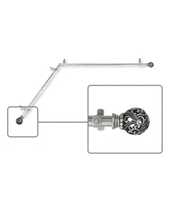 Rod Desyne Adora 13/16 Corner Window Curtain Rod 28-48 -Chic Home Store 12653920 fpx