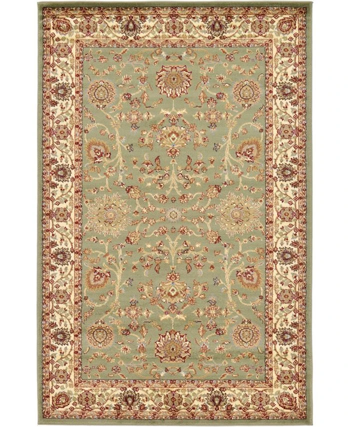Bayshore Home Passage Psg8 Light Green 5' X 8' Area Rug 3 Bayshore Home Passage Psg8 Light Green 5' X 8' Area Rug