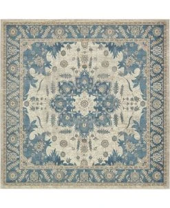 Bayshore Home Llmere Bel2 8' X 8' Square Area Rug
