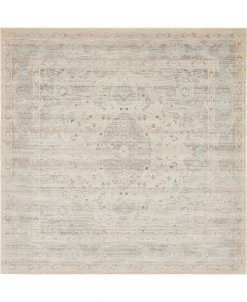 Bayshore Home Caan Can2 Taupe 8' X 8' Square Area Rug