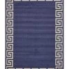 Bayshore Home Anzu Anz2 Navy Blue 8' X 11' 4 Area Rug