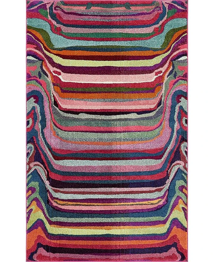 Bayshore Home Crisanta Crs1 Multi 5' X 8' Area Rug 3 Bayshore Home Crisanta Crs1 Multi 5' X 8' Area Rug