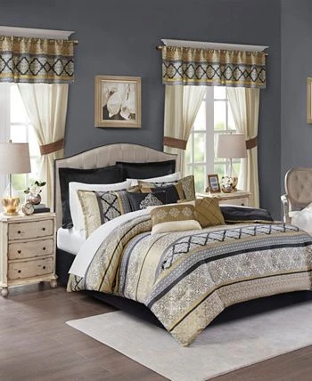 Madison Park Essentials Windsor 24-Pc. Room In A Bag, California King 4 Madison Park Essentials Windsor 24-Pc. Room In A Bag, California King - Image 2