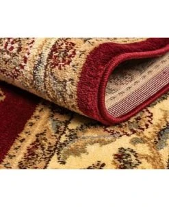 Bayshore Home Passage Psg5 Red 5' X 8' Area Rug 13 Bayshore Home Passage Psg5 Red 5' X 8' Area Rug -Chic Home Store 13071241 fpx