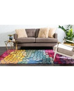 Bayshore Home Newwolf New2 Multi 7' X 10' Area Rug -Chic Home Store 13072311 fpx