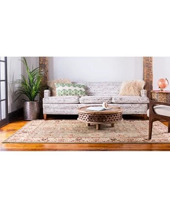 Bayshore Home Passage Psg8 Light Green 5' X 8' Area Rug 5 Bayshore Home Passage Psg8 Light Green 5' X 8' Area Rug - Image 3