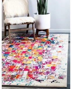 Bayshore Home Newwolf New3 Multi 7' X 10' Area Rug -Chic Home Store 13372139 fpx