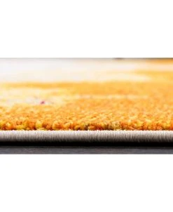 Bayshore Home Newwolf New4 Yellow 7' X 10' Area Rug -Chic Home Store 13372311 fpx