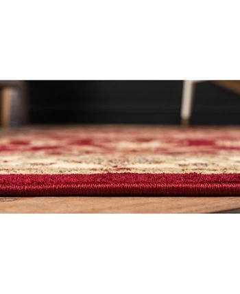 Bayshore Home Passage Psg5 Red 5' X 8' Area Rug 9 Bayshore Home Passage Psg5 Red 5' X 8' Area Rug - Image 7