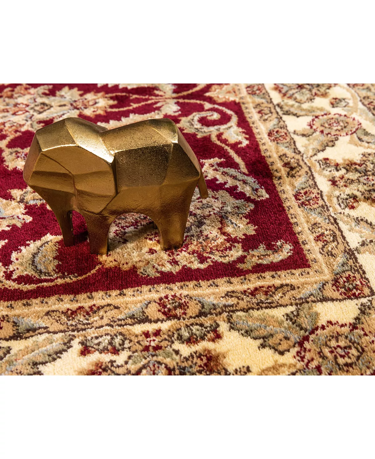 Bayshore Home Passage Psg5 Red 5' X 8' Area Rug 10 Bayshore Home Passage Psg5 Red 5' X 8' Area Rug - Image 8