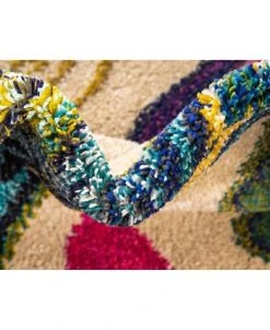 Bayshore Home Newwolf New1 Beige 7' X 10' Area Rug -Chic Home Store 13389477 fpx