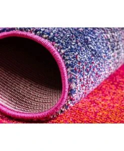 Bayshore Home Newwolf New1 Pink 7' X 10' Area Rug -Chic Home Store 13389636 fpx