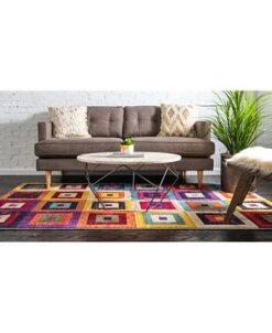 Bayshore Home Newwolf New2 Multi 7' X 10' Area Rug -Chic Home Store 13391490 fpx