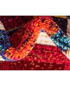 Bayshore Home Newwolf New2 Multi 7' X 10' Area Rug -Chic Home Store 13391491 fpx