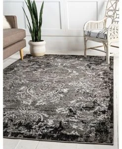 Bayshore Home Pashio Pas4 Light Gray 4' X 6' Area Rug -Chic Home Store 13491822 fpx