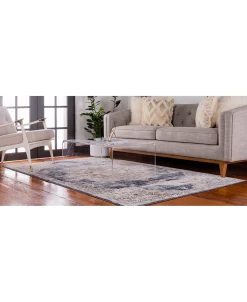 Bayshore Home Odette Ode1 Dark Blue 8' X 10' Area Rug -Chic Home Store 13493701 fpx