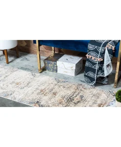 Bayshore Home Odette Ode5 Navy Blue 5' X 8' Area Rug -Chic Home Store 13493845 fpx