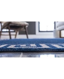 Bayshore Home Anzu Anz2 Navy Blue 8' X 11' 4 Area Rug -Chic Home Store 13518009 fpx