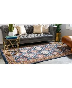 Bayshore Home Shangri Shg1 Light Blue 8' X 10' Area Rug -Chic Home Store 13521839 fpx