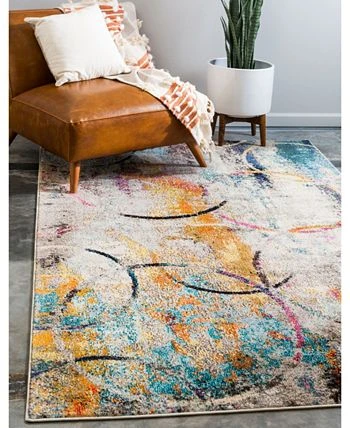 Bayshore Home Crisanta Crs1 Beige 5' X 8' Area Rug 4 Bayshore Home Crisanta Crs1 Beige 5' X 8' Area Rug - Image 2