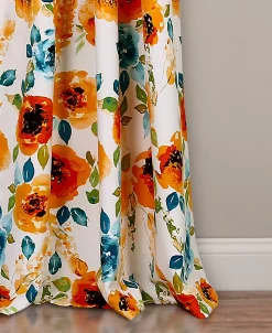 Lush Décor Percy Bloom Room Darkening 84x52 Window Panel Set -Chic Home Store 13813295 fpx