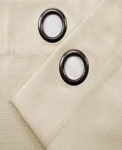 Lush D&eacute;cor Faux Linen 84x52 Absolute Blackout Single Window Panel -Chic Home Store 13814420 fpx