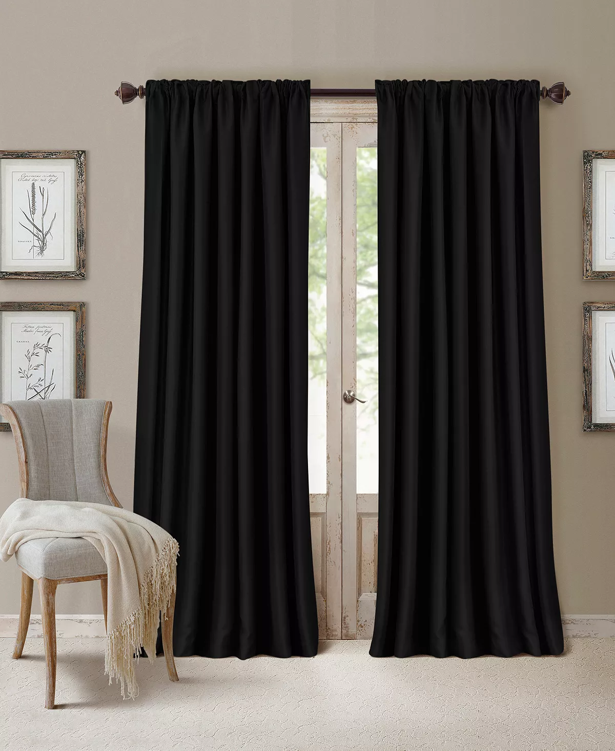 Elrene All Seasons Blackout Waterfall Valance, 52 X 36 9 Elrene All Seasons Blackout Waterfall Valance, 52 X 36 - Image 7
