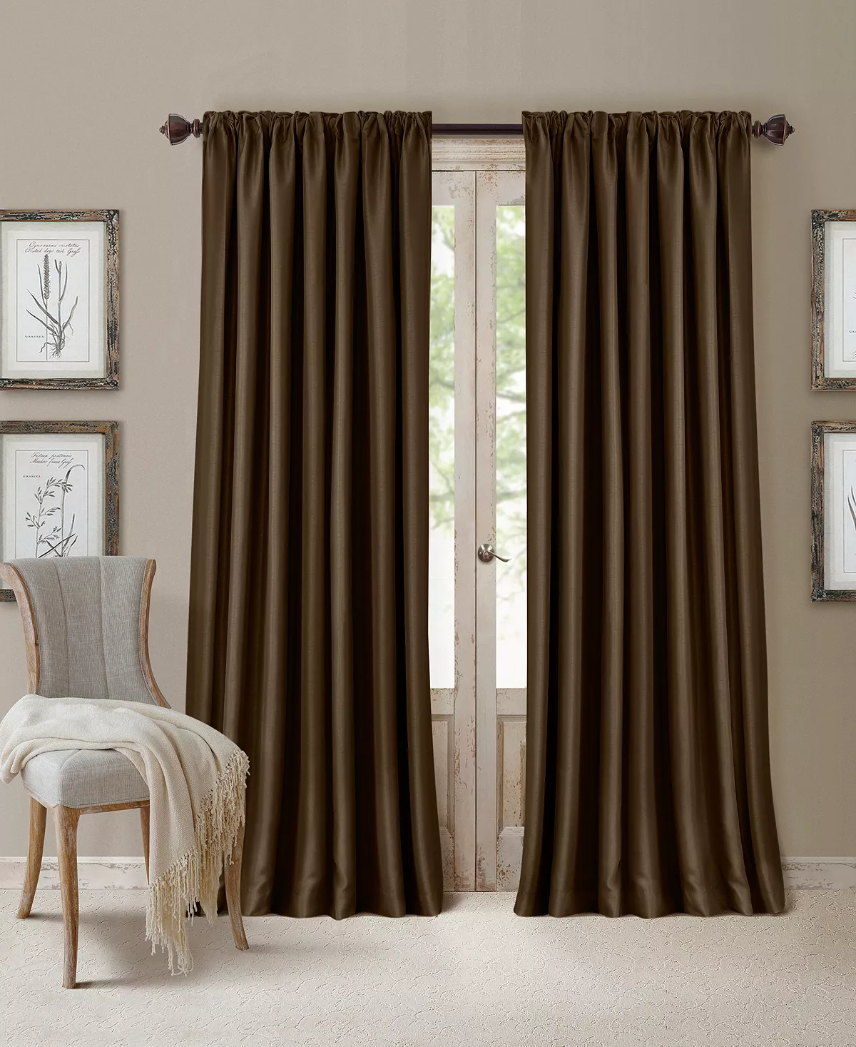 Elrene All Seasons Blackout Waterfall Valance, 52 X 36 10 Elrene All Seasons Blackout Waterfall Valance, 52 X 36 - Image 8