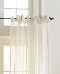 Elrene Vienna Tie-Top Sheer Window Curtain -Chic Home Store 14491738 fpx