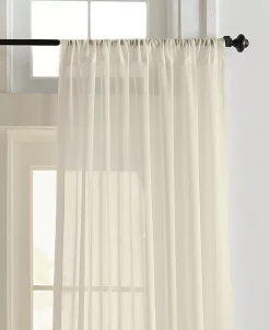 Elrene Asher Cotton Voile Sheer Window Curtain -Chic Home Store 14491826 fpx