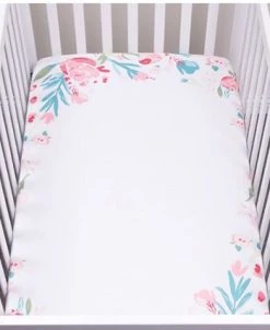 Trend Lab Painterly Floral Photo Op Crib Sheet -Chic Home Store 14562447 fpx